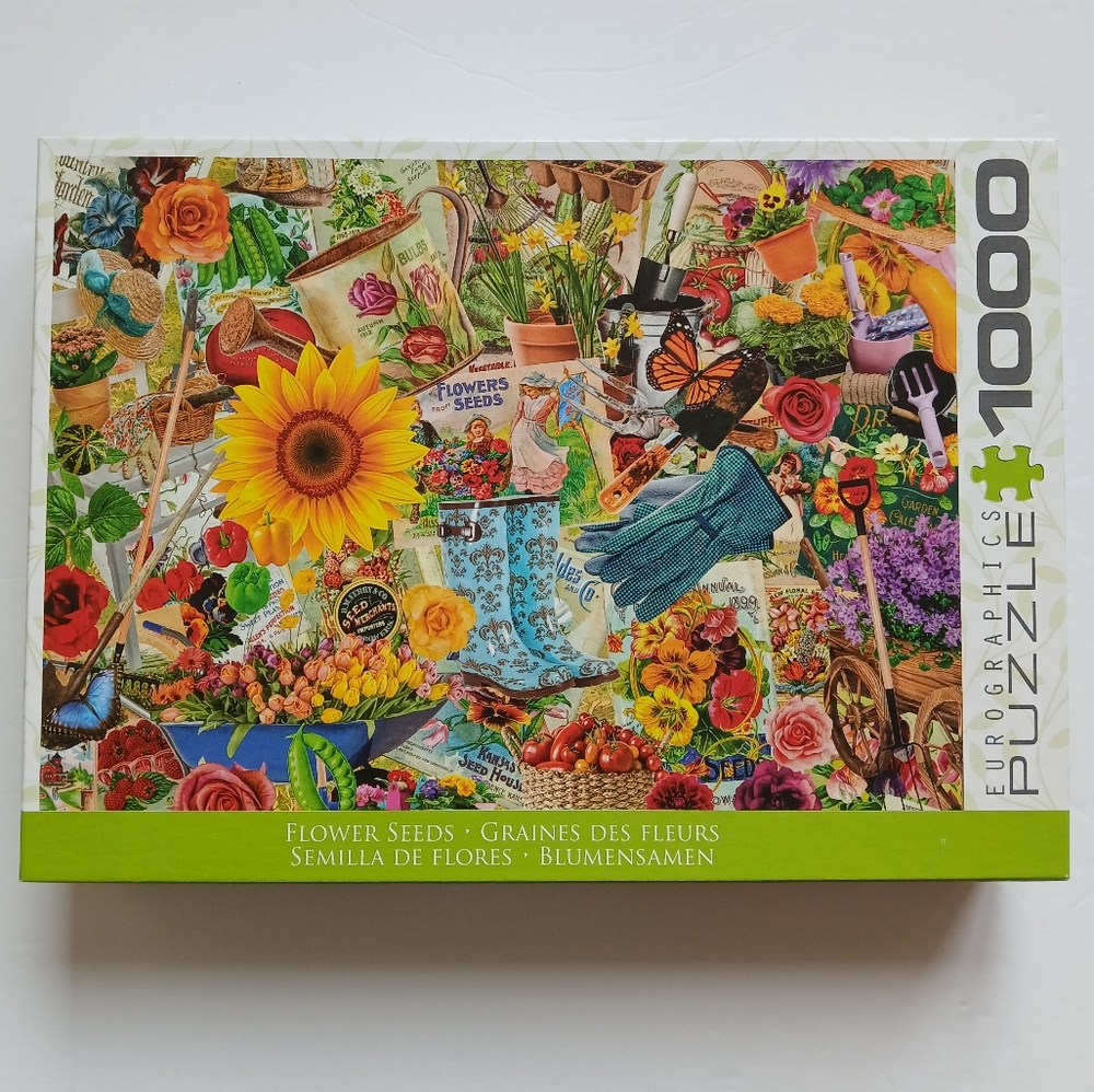 Flower Seeds 1000-piece puzzle by Eurographics